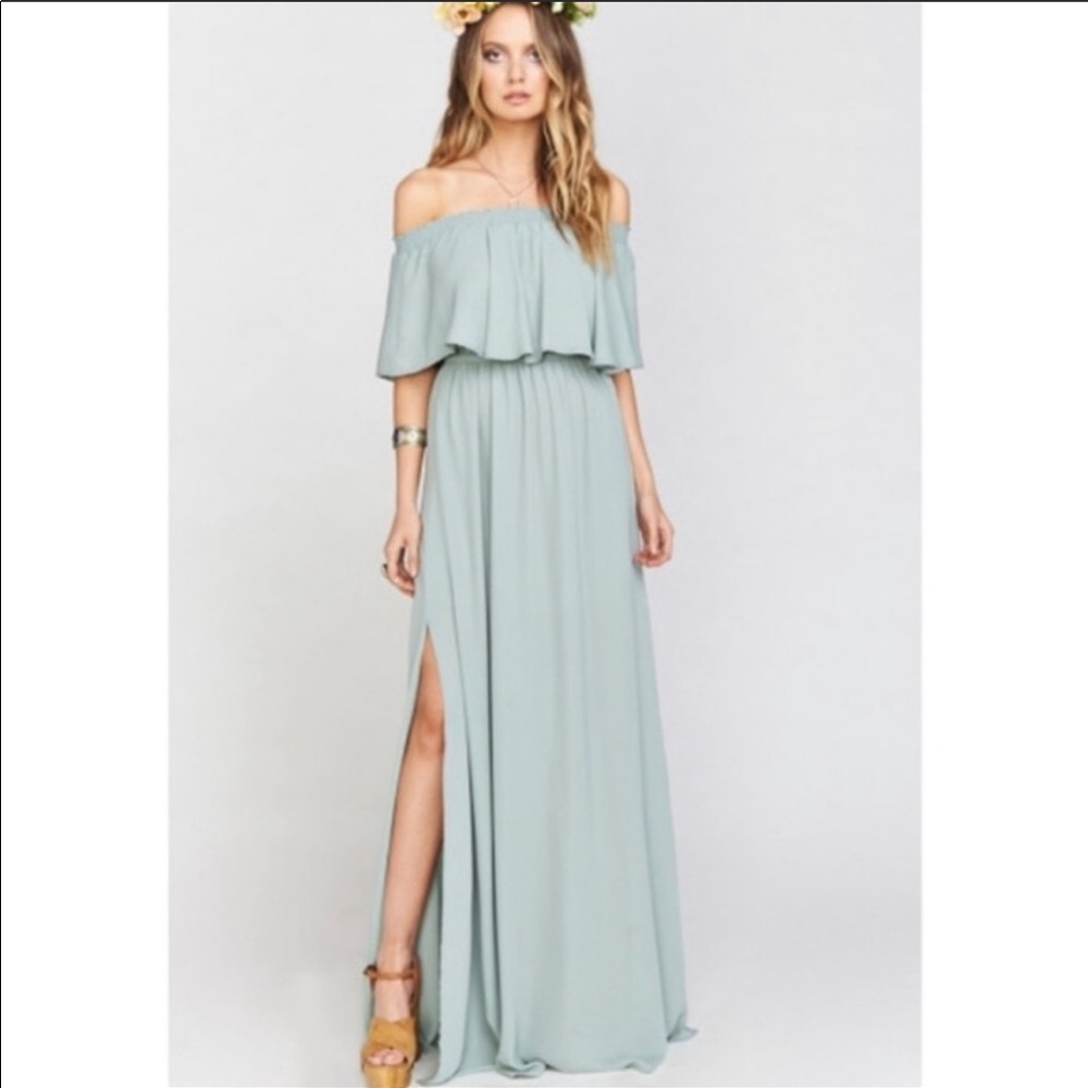 NWT Show Me Your Mumu Hacienda sage maxi dress